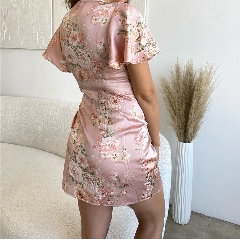 SOUL MATE PINK FLORAL DRESS